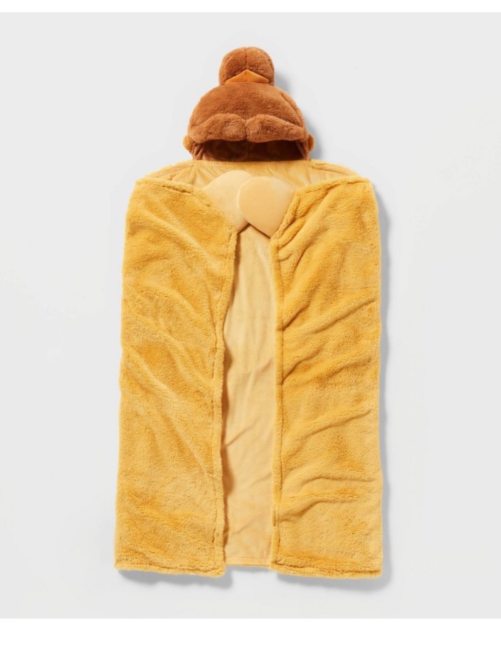 Disney x Pillowfort Kids Plush Hooded Blanket - Belle